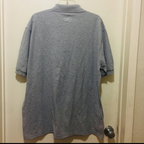 Hanes Comfort Soft Mens Polo Shirt Size XL Gray - Picture 4 of 4